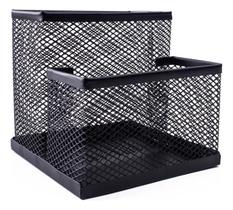 3X Organizador Mesa Aramado Porta Clipes Canetas Papel Lápis