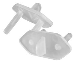 3X Pacote 10 Unidades De Protetor De Tomada Anti-Choque Ilum