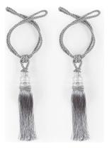 3X Par De Abraçadeira Prendedor Pingente Para Cortina