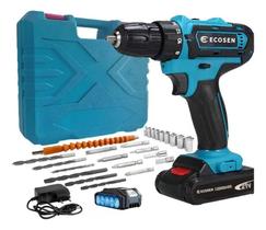 3X Parafusadeira Furadeira Sem Fio Bateria 21V Duas Baterias