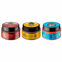 3x Pasta Barba Negra Lemon Bone e Fiber Cream Don Alcides