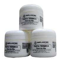 3X Pastas Térmica Branca Implastec Pote 50g Alto Rendimento 3X Pastas Térmica Branca Implastec Pote 50g Alto Rendimento