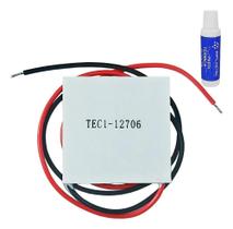 3X Pastilha Peltier Purificador Bebedouro + Pasta Térmica 3X Pastilha Peltier Purificador Bebedouro + Pasta Térmica