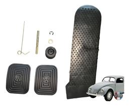 3X Pedais Vw Fusca Até 75 Acelerador Capas Borracha Reparo K