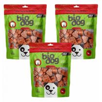 3x Petisco Bio Dog Gourmet Love Bits- para Cães- Frango-100g