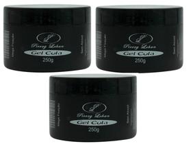 3x PIERRY LOHAN 250G Gel Cola - Gel para Penteados 3x PIERRY LOHAN 250G Gel Cola - Gel para Penteados