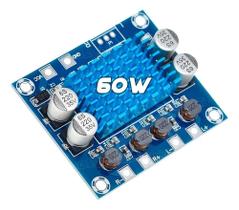 3X Placa Amplificadora Modulo 60W 2.0 Tpa3110 30X30 Estéreo 3X Placa Amplificadora Modulo 60W 2.0 Tpa3110 30X30 Estéreo