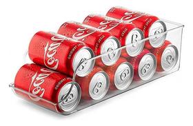 3X Porta Latas Organizador De Geladeira 3,6 L Plasutil