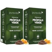 3x Premium Própolis Verde Lançamento 60 Caps Pura Vida