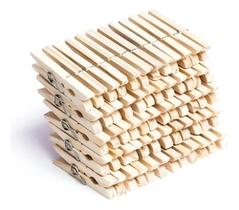 3X Prendedor Grampo De Roupa 144 Un.