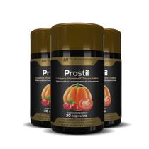 3x PROSTIL OLEO SEMENTE DE ABOBORA 30CAPS HF SUPLEMENTOS