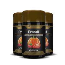 3X Prostil Oleo Semente De Abobora 30Caps Hf Suplementos