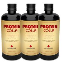 3X Proteincolla Colágeno Hidrolisado com Vitaminas e Minerais - 500ml - NUTRISCIENCE