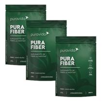3x Pura Fiber - 250g- Fibra Alimentar- Pura Vida