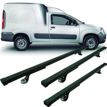 3x Rack Teto Roca Bagag Fiat Fiorino Furgão 14/ 21 187-3
