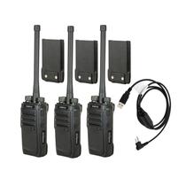 3x RADIO HT RPD8 VHF C/ BATERIA ADICIONAL E CABO PROGRAMAÇÃO