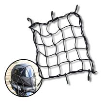 3X Rede Moto Elastico Aranha Grande 45X45 Motocicleta Bike M