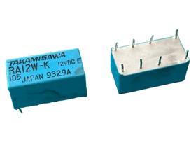 3x Rele 12v 2amp - Ra12w-k 2 Contatos 8 Pinos Takamisawa