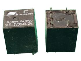 3x Rele 14v 15amp - Sle-12vdc-sl-2a Golden 3x Rele 14v 15amp - Sle-12vdc-sl-2a Golden