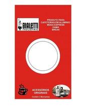3x Reparo Anel Borracha Bialetti Vedação Moka Express 2 xíc