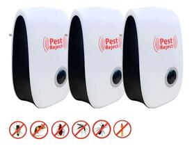 3x Repelente Eletrônico Ultrassônico Bivolt Espanta Insetos 3x Repelente Eletrônico Ultrassônico Bivolt Espanta Insetos