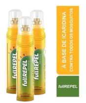 3x Repelente FullRepel Kids- 100ml C/ Icaridina- 10 Horas