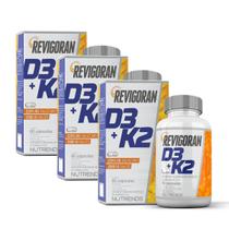 3x Revigoran Vitamina D3 + K2 Nutrends 60 Cápsulas