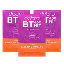 3x Sache Bt Nitrato Dobro Laranja e Morango 30g