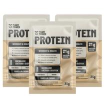 3x Sache Proteína Vegana Baunilha Plant Power 35g