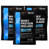 3x Sache Whey Protein Isolado Dux Cookies 30g