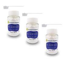 3x Sal P/ Lavagem Nasal - 100% Natural, Sinusite, Rinite