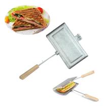 3X Sanduícheira Tostex Baurutex Duplo Forma Bauru Em Alumíni