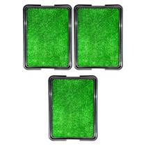 3x Sanitário Canino Banheiro Para Cães Com Grama Eco Pet 3x Sanitário Canino Banheiro Para Cães Com Grama Eco Pet