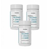 3x Selênio + Zinco + Cobre - 60 Cápsulas - Natunéctar 3x Selênio + Zinco + Cobre - 60 Cápsulas - Natunéctar