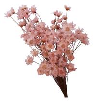 3X Sempre Viva Flores Desidratada 500 Un Rosa Claro Decoraçã