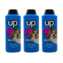 3x Shampoo Neutro Pet Cachorro E Gato Pelos Hidratados 750ml 3x Shampoo Neutro Pet Cachorro E Gato Pelos Hidratados 750ml