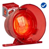 3X Sirene Audiovisual 1 Som Para Alarme 12/24V Ipec