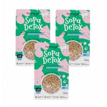 3x Sopa Detox sem Glúten - Holysoup - 130g 3x Sopa Detox sem Glúten - Holysoup - 130g