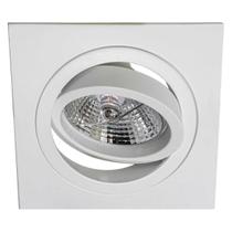 3x Spot Ecco Quadrado Rente Embutir Gu10 + Led Ar70 St1842