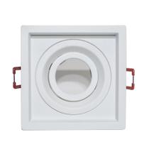 3x Spot Embutir Quadrado Recuado Orientável para lâmpada mini Dicroica MR11 Gu10 St47011