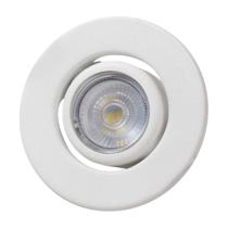 3x Spot Embutir Redondo Minidicroica Bella DL057 + 3X LED GU10 BQ ST2475