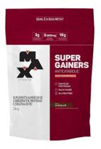 3X Super Gainers Anticatabolic 3Kg Max Titanium Sabor Chocol