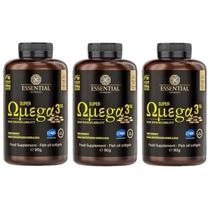 3x Super Ômega 3 TG 1000mg 90 Cápsulas Essential Nutrition