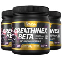 3x Suplemento Creathinex Beta 450g Creatina Monohidratada Sabor Uva Alanina Massa Muscular Treino 3x Suplemento Creathinex Beta 450g Creatina Monohidratada Sabor Uva Alanina Massa Muscular Treino