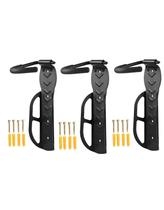 3x Suporte parede bicicleta vertical Absolute gancho fixo Cor:PretoTamanho:ÚnicoGênero:Unissex