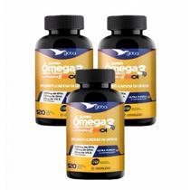 3x Supra Ômega 3 T.G- 1080mg EPA- 720mg DHA- Vit.E-120 Caps