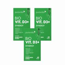 3x Synergy D3-2.000ui- K2- Mk7-60 Caps de 1.200mg- Pura Vida 3x Synergy D3-2.000ui- K2- Mk7-60 Caps de 1.200mg- Pura Vida