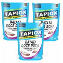 3x Tapioca Fit - Batata Doce- Tapiox 2.0- Sem Glúten- 400g