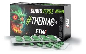 3X Termogenico Thermocaps 200Mg 60Caps Ftw - Diabo Verde