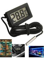 3X Termômetro Digital Lcd Mini Cabo Sensor Temperatura Probe